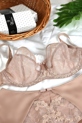 Biustonosz miękki 19133 Eliza Mediolano mokka