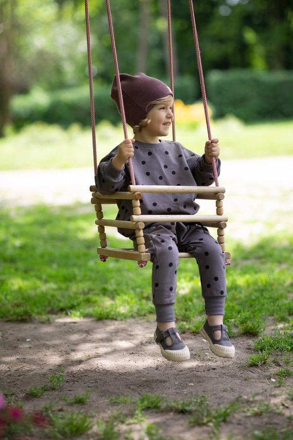 Pumpy spodnie Julia Pinokio - grafit druk