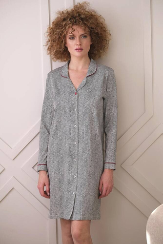 Koszula nocna 409  Cana -grafitowy