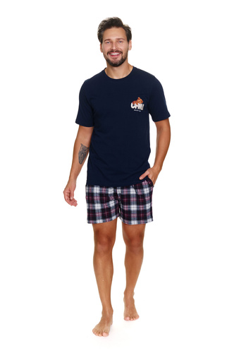 PMB.7201 Piżama Męska Doctor Nap - navy blue
