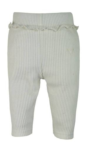 Legginsy bawełniane Guziczek Koala - ecru