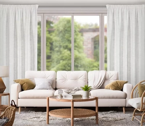 Zasłona na taśmie Rosi Eurofirany srebrny