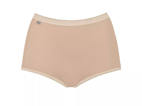 Figi Damskie Basic + Maxi Sloggi- beżowy