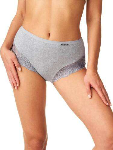 Figi damskie LPF 729  2-pak Key jasny szary