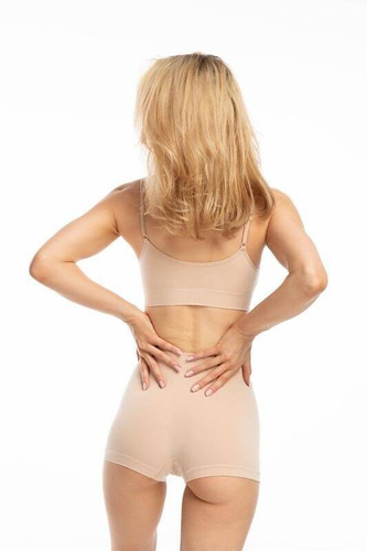 Biustonosz top Bamboo Julimex beżowy