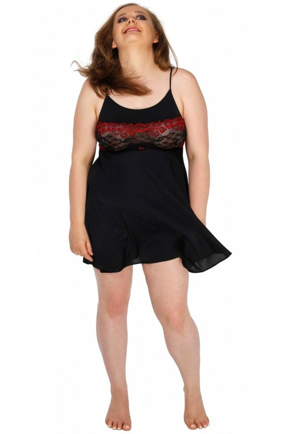 6080 Dolly koszula nocna damska Visti czarny