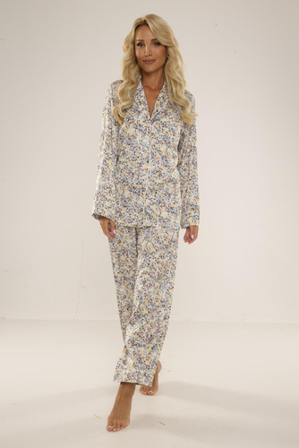 Piżama damska 721 Aster De Lafense - łączka