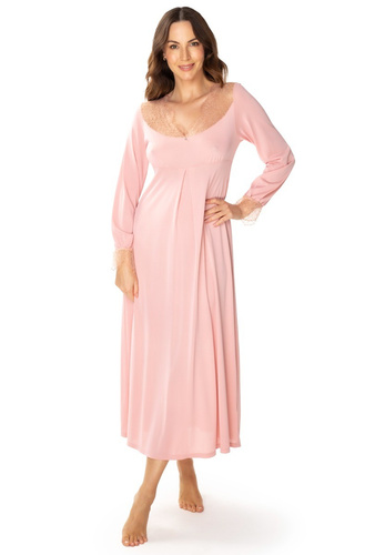 86649 Odessa koszula nocna damska Mewa różowy