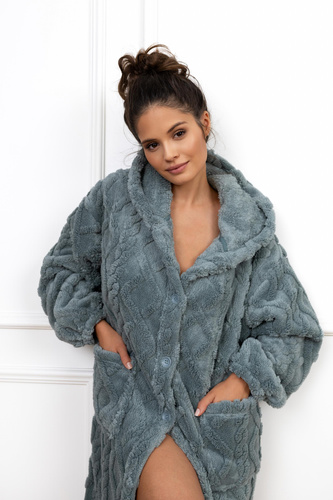 Szlafrok damski Grethen Sensis - khaki