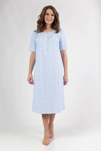 Koszula damska 013  Regina -niebieski