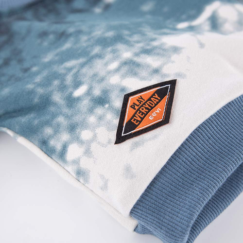 Bluza dresowa Jump Eevi- szary/niebieski