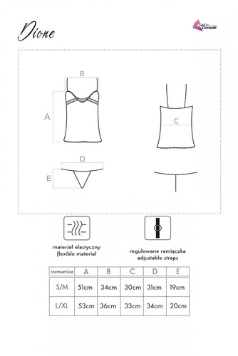 Komplet damski Dione LC 90013 LivCo Corsetti Fashion