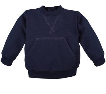 Bluza dresowa Kangurek "SIMPLY COMFY"  Ewa Klucze- granatowy