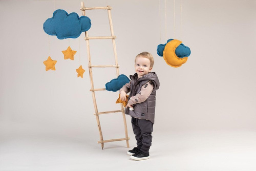 Pumpy dla chłopca "Dreamer" Pinokio - grafit 