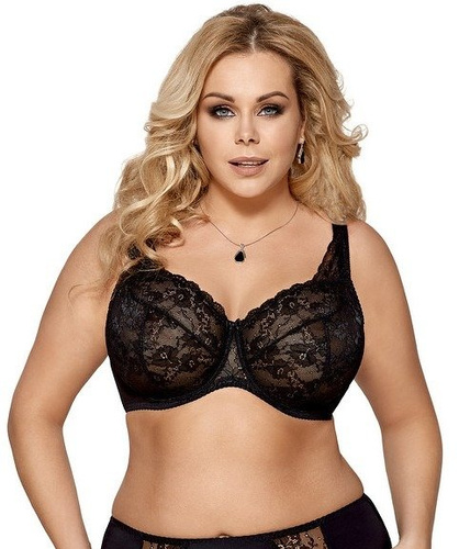 K 447 CAREN biustonosz miękki Gorsenia - czarny