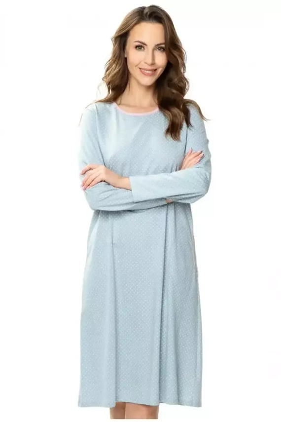 Koszula nocna 86564 Good Night Mewa druk kropki