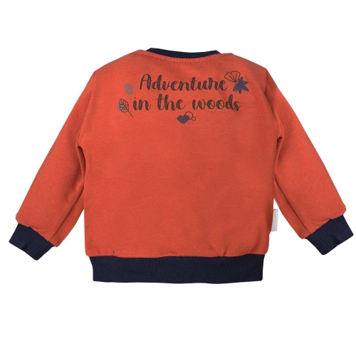 Bluza dresowa chłopięca Adventure Ewa Klucze- rudy 