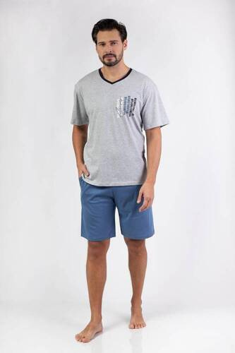 Piżama męska 477 Regina szary