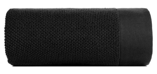 Ręcznik z efektem ryżowym frotte Riso Eurofirany czarny