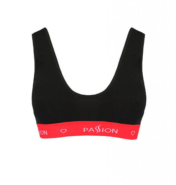 Biustonosz miękki PS003 Passion czarny