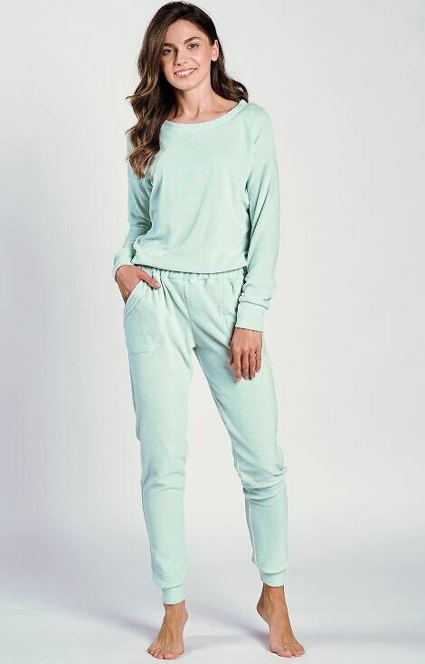 Piżama Damska 3243 Jessie Taro- miętowa