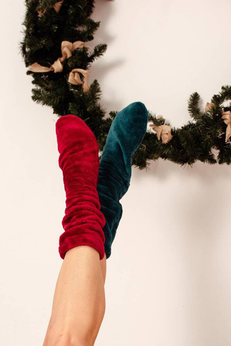 Gładkie skarpetki 553/554 Wellsoft De Lafense - zielony