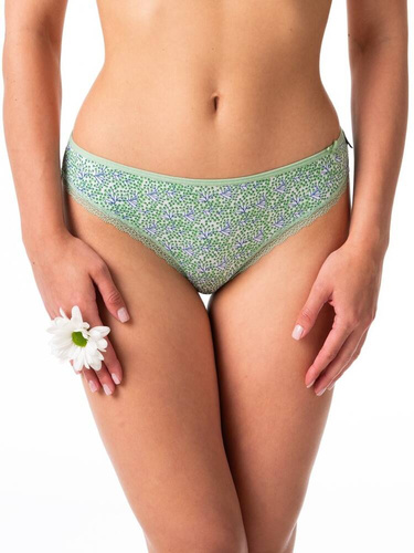 Figi damskie LPR 548 A'2 2-pak Key zielony czerwony