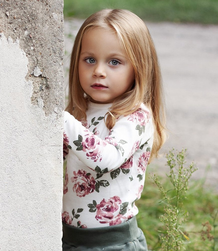 Body z długim rękawem "ROSES" Makoma  