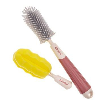 Szczotka silikonowa z wymienną końcówką ALA0512 Akuku