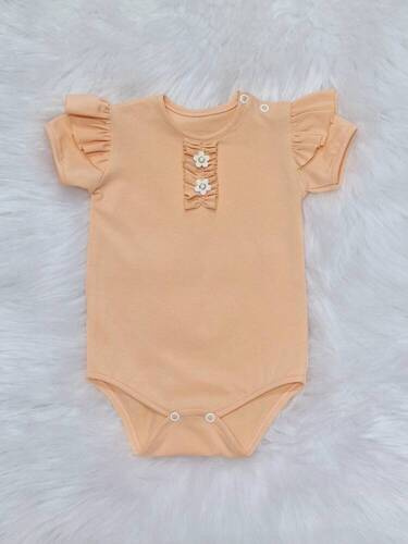 Body z krótkim rękawem Ola Bambarillo morelowy