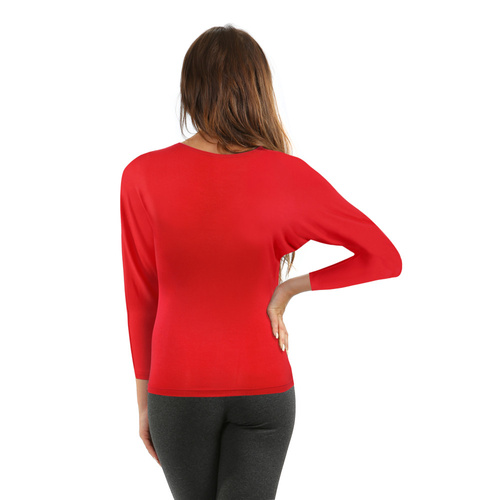 Bluzka damska kimono Andrea Sesto Senzo czerwony 