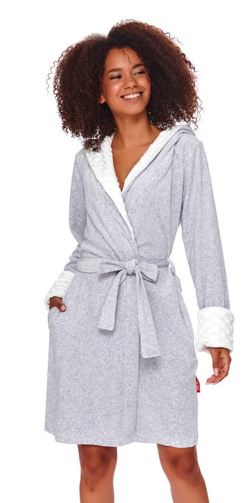 7059 Szlafrok damski Doctor Nap - szary