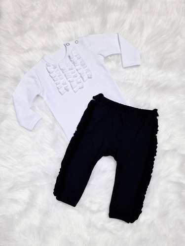 Body z długim rękawem Zuza Bambarillo biały 