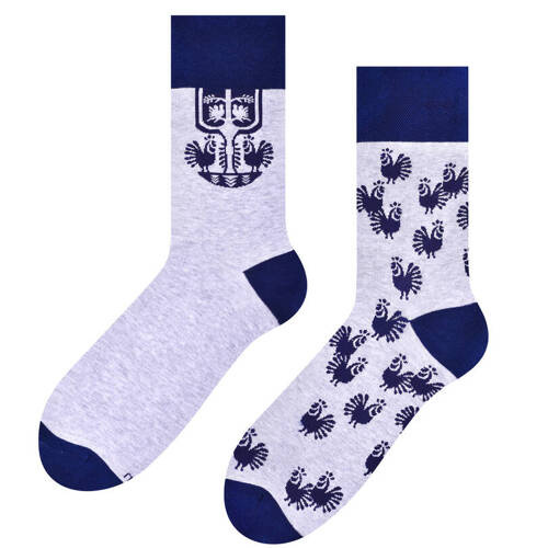 art.118 Folk Skarpety męskie Steven 016 szary