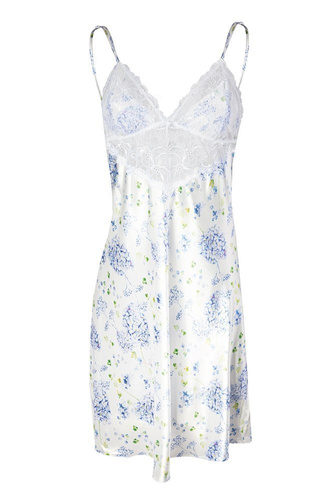 Halka satynowa Flowers  DKaren - DK-HA 02 biały