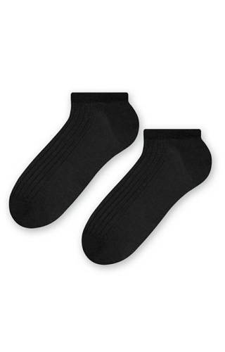 Art.042 Stopki męskie bawełniane Steven - czarny