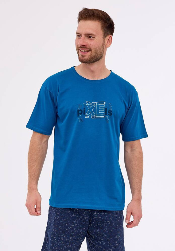 Piżama męska 326/274 Pixel Cornette morski