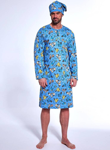 Koszula męska 110/32 Cornette niebieski