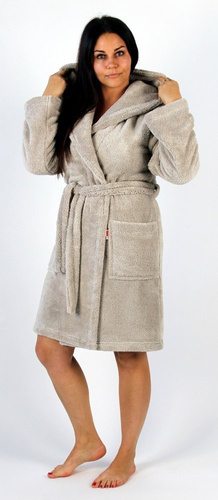 806 Luna Szlafrok De Lafense - szary