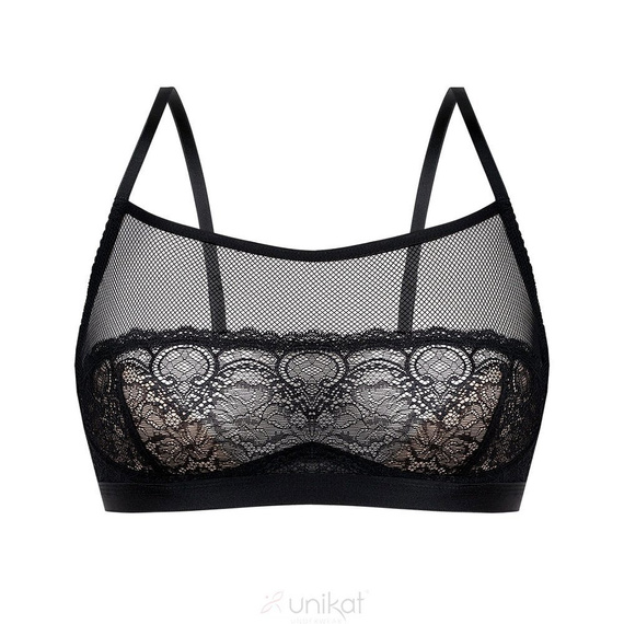 Biustonosz Shania Soft Unikat - czarny