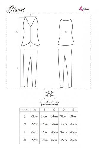 Piżama damska Maori LC 90099 LivCo Corsetti Fashion