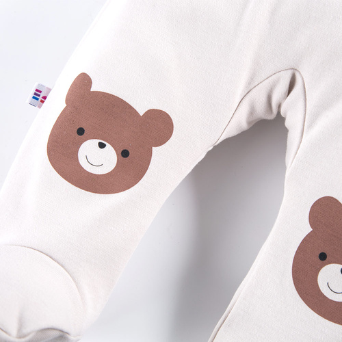 Półśpiochy niemowlęce Cars & Bears Eevi - ecru