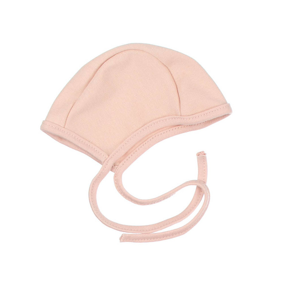 Czapeczka niemowlęca Oleś Martex pudrowy róż