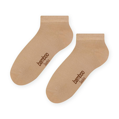 Art.094 Stopki męskie bambusowe Steven - beżowe