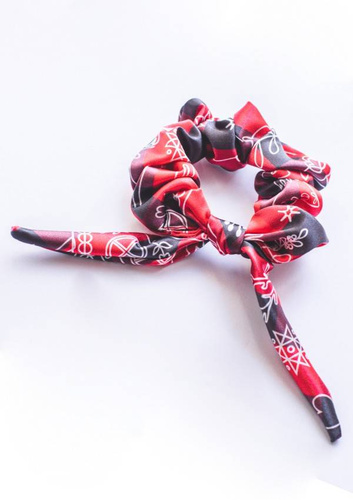 Gumka satynowa DKaren - czerwony 012