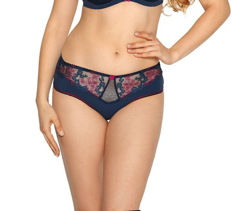 Biustonosz półusztywniany BS 993 Rosalia Gaia- granatowy