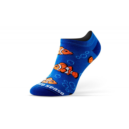 Rybki Skarpety stopki finest cotton dwie różne Sesto Senso chabrowy