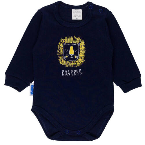 Body z długim rękawem Tygrys Martex granatowy