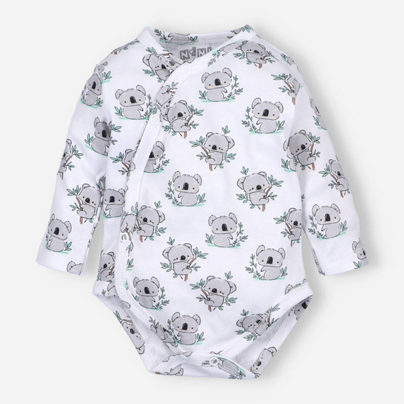 Komplet niemowlęcy z bawełny organicznej Sweets Koala Nini beżowy