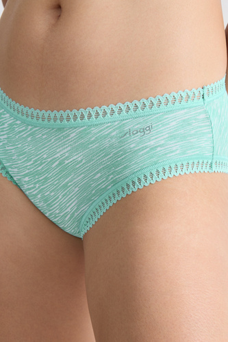 Figi Damskie GO Crush String C3P 3-pak Sloggi - turkusowe